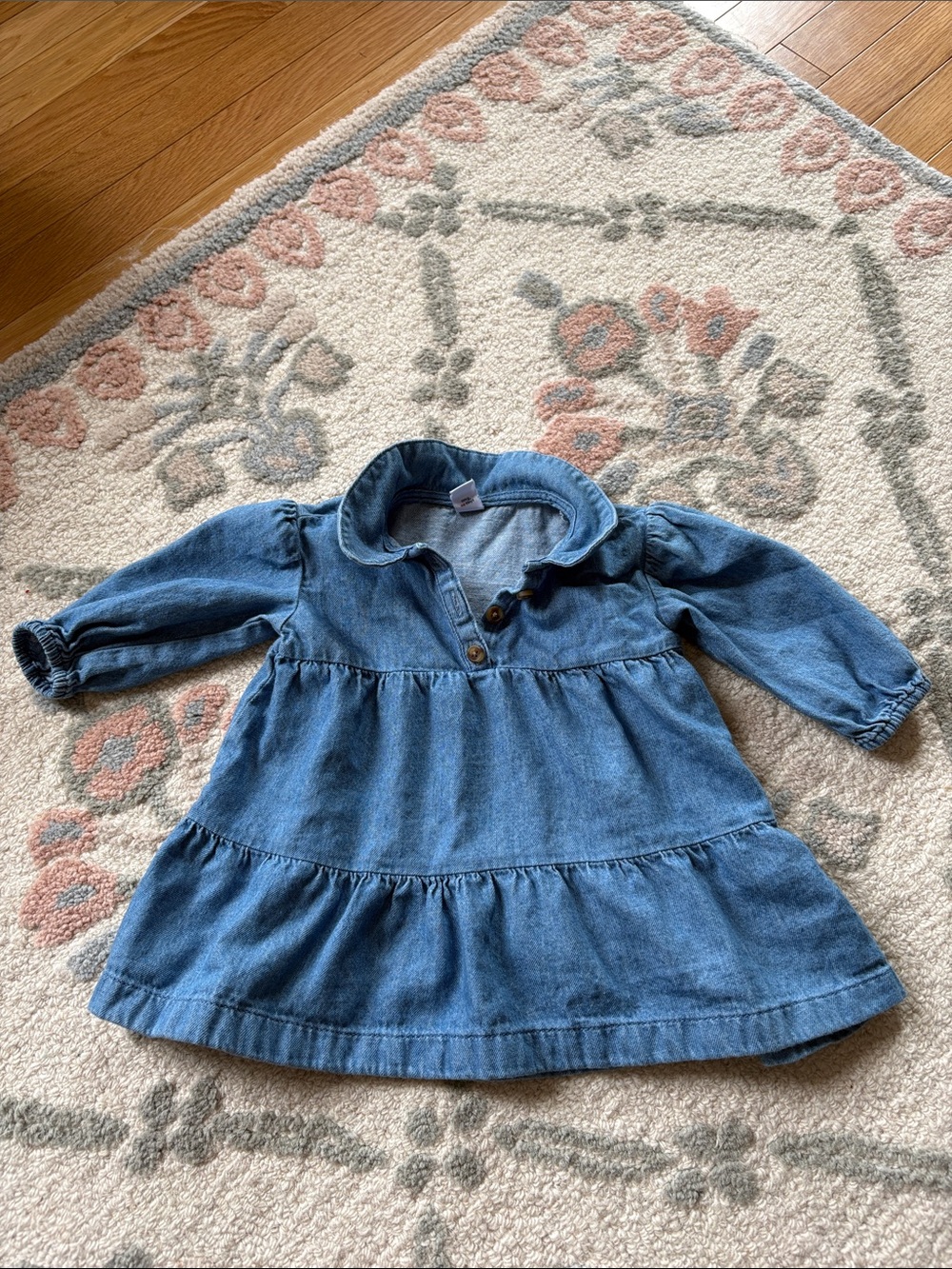 Baby girl Denim Tiered Dress